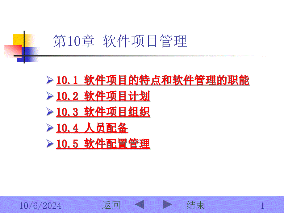 第10章 软件项目管理_第1页