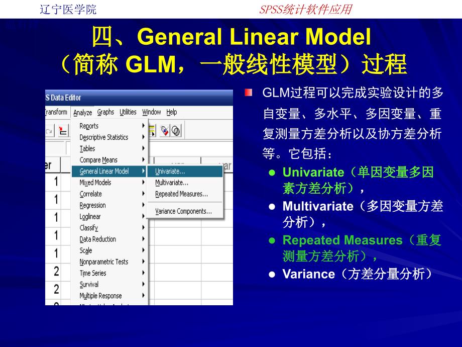 (精品)SPSS课件GLM例题_第1页