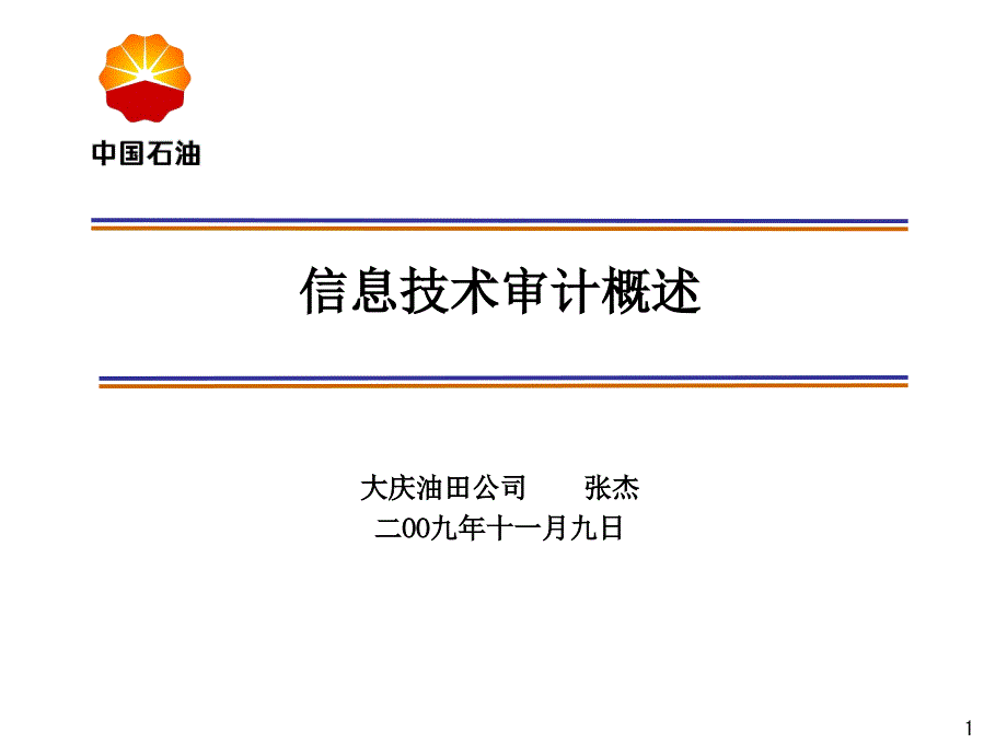 信息技术审计概述_第1页