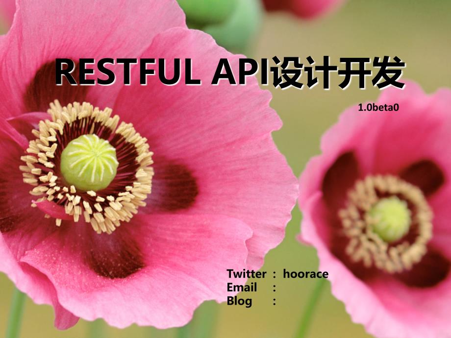 RESTFULAPI设计开发_第1页