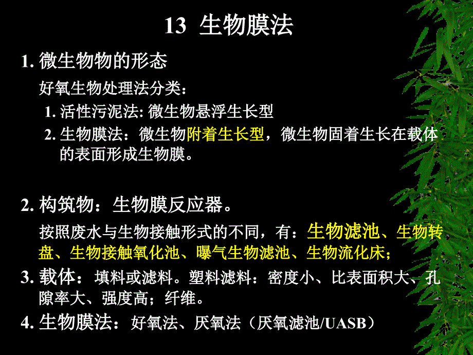 (精品)第十三章_生物膜法_第1页