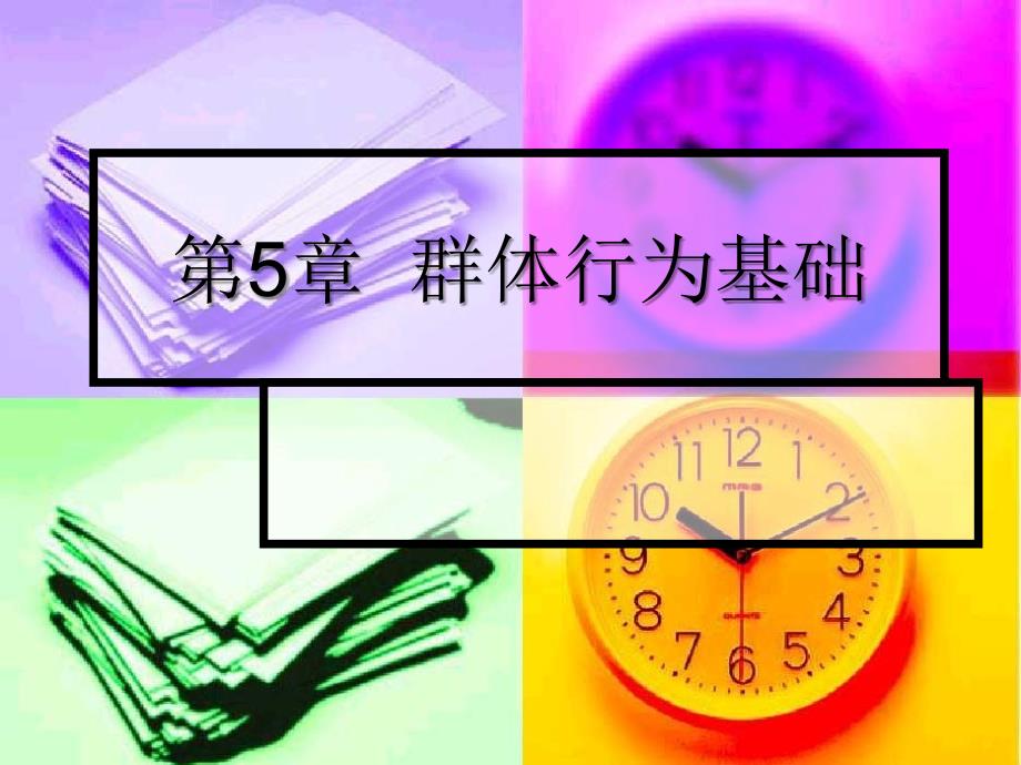 《群体行为基础》PPT课件_第1页