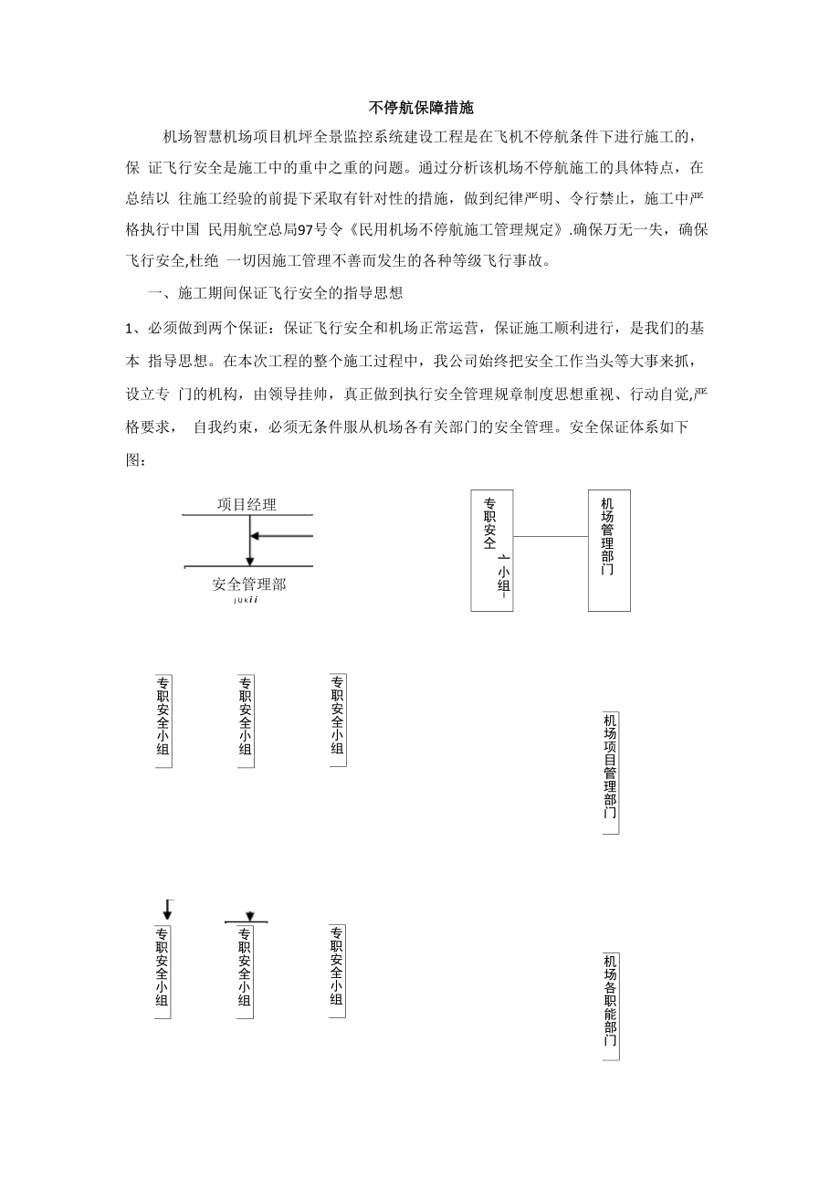 机场弱电施工不停航保障措施_第1页