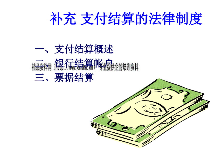 支付结算的法律制度_第1页