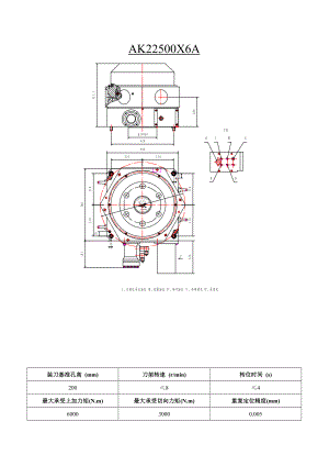 AK22500x6A數(shù)控轉(zhuǎn)塔刀架