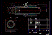 柱塞油缸装配图CAD图纸