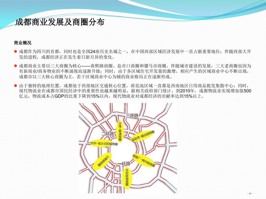 成都商业发展情况与商圈分布_第1页