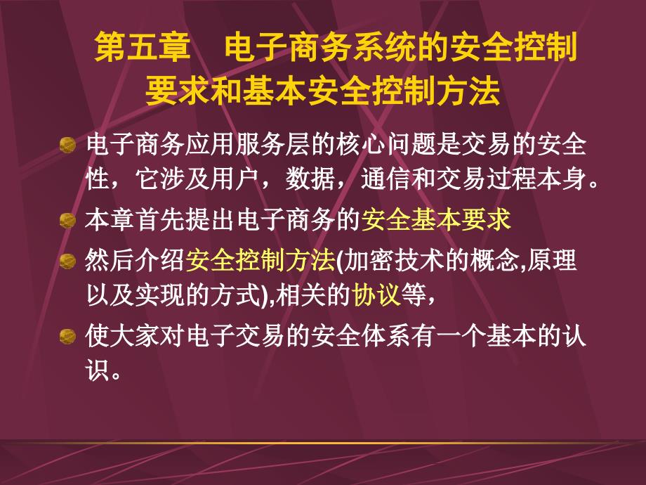 电子商务系统的安全控制_第1页