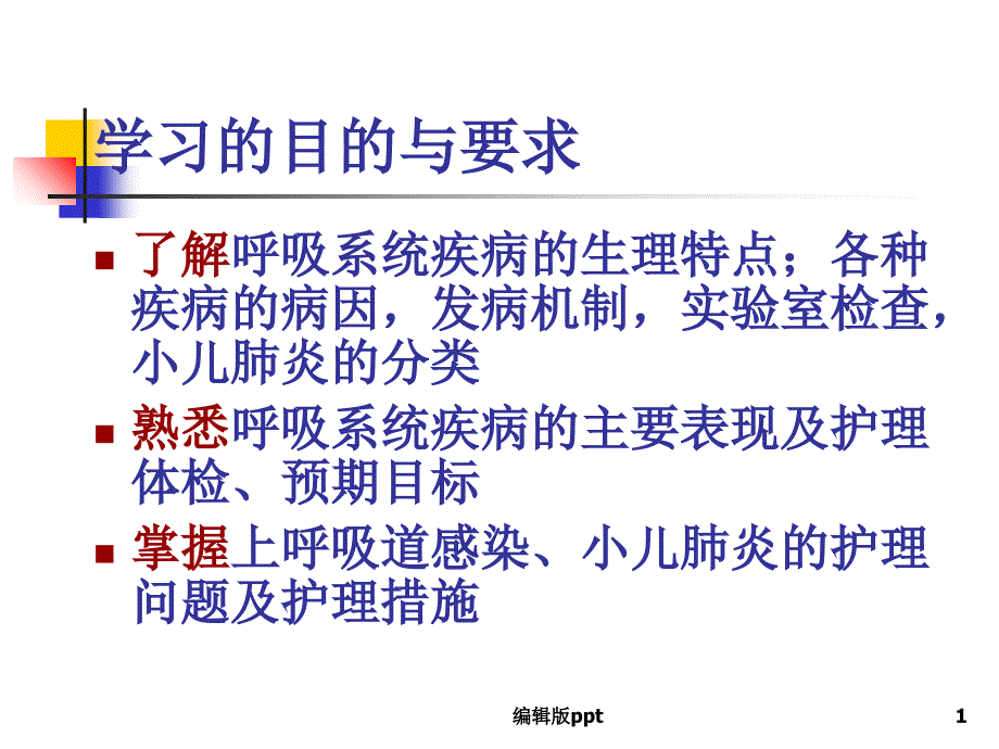 儿科呼吸系统患儿的护理课件_第1页