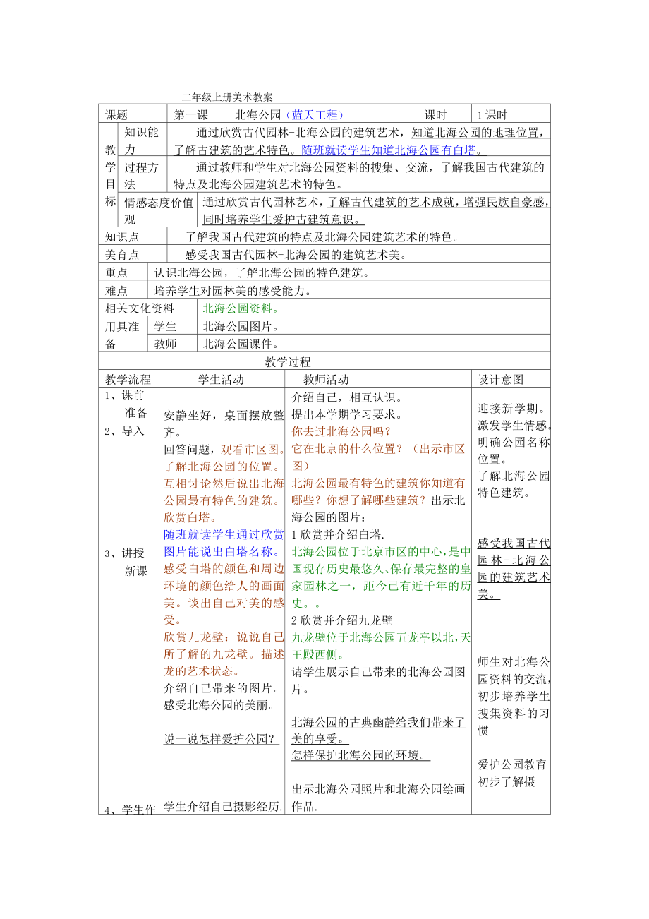 二年级上册美术教案_第1页