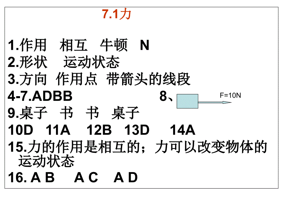 人教版物理八下练习册答案_第1页