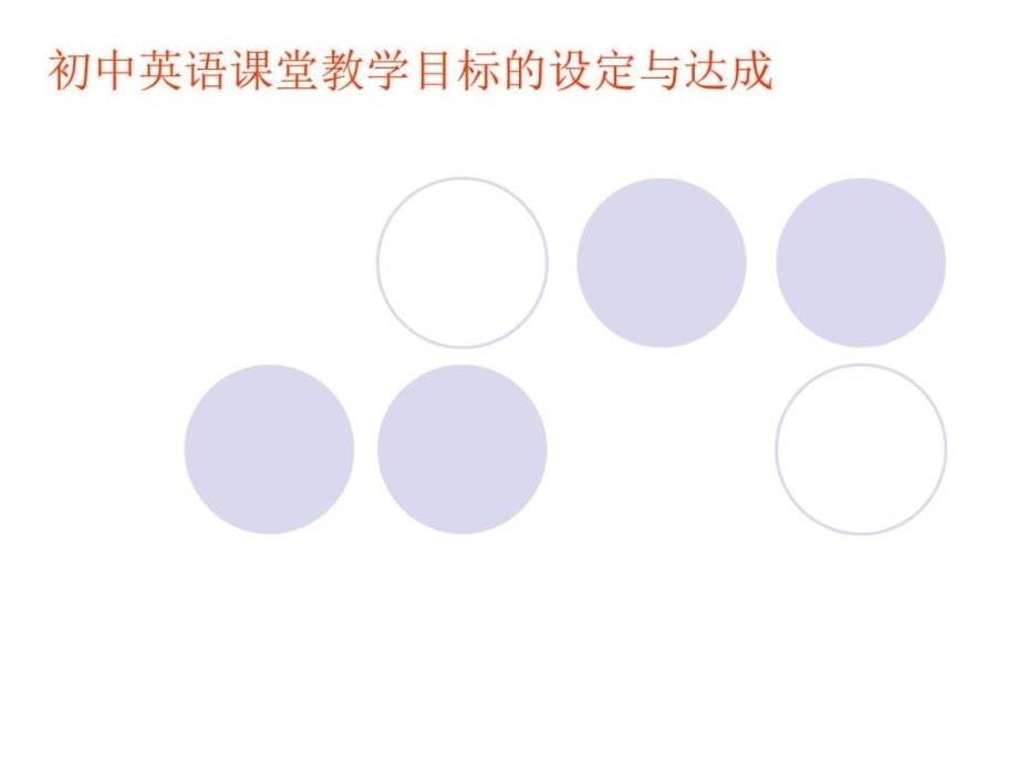 初中英语教学目标定位及教材的把握处理_第1页