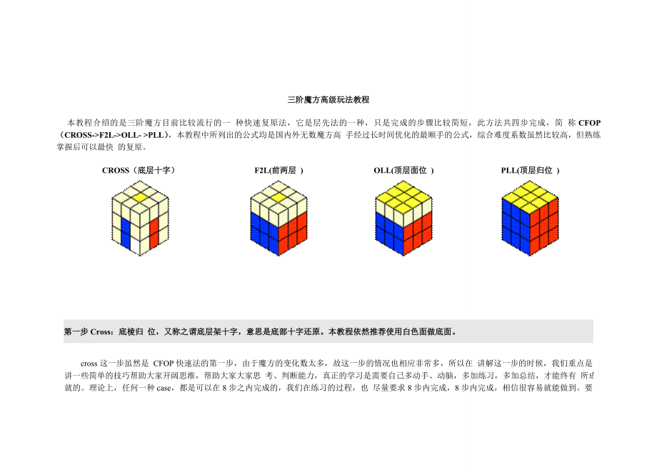 三阶魔方高级公式_第1页