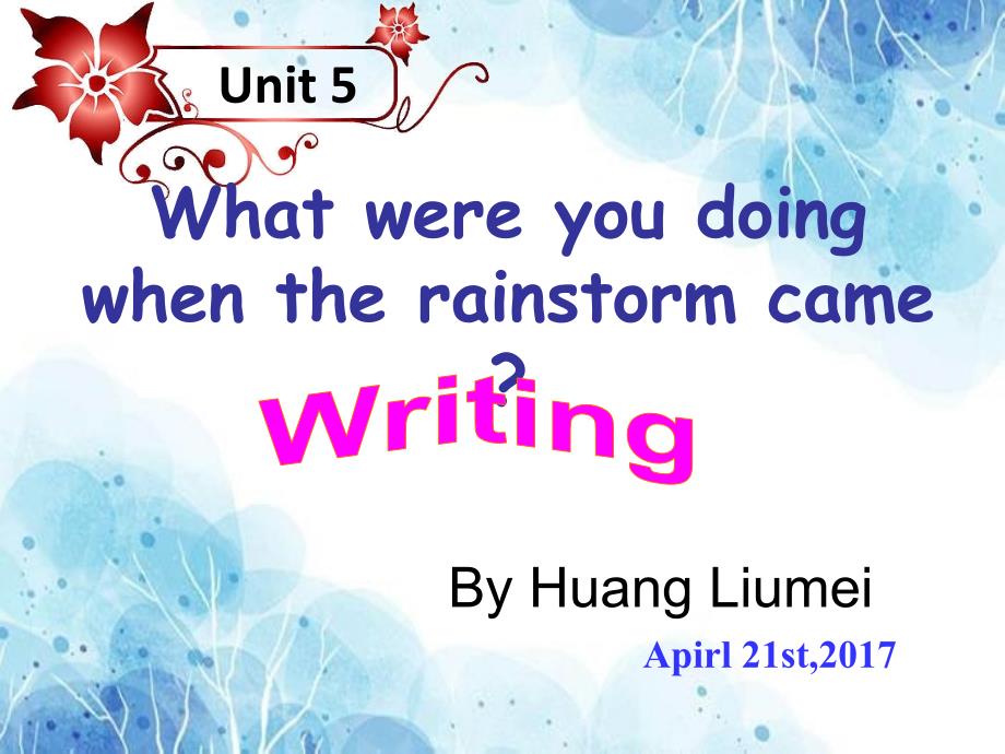 英语人教版八年级下册Unit-5-Section-B-Writing优秀PPT_第1页