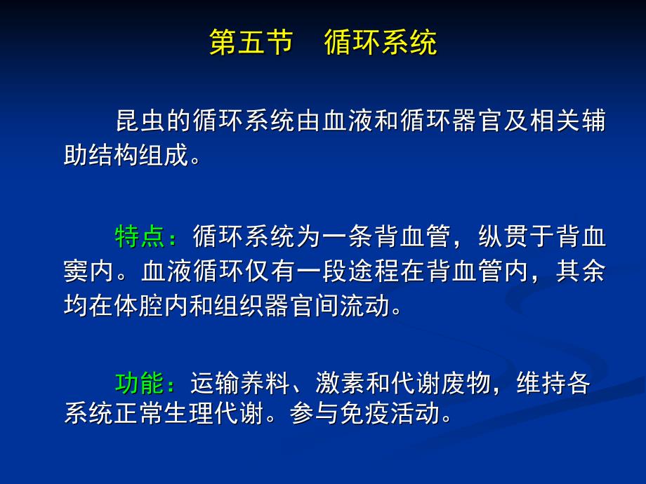 昆虫学课件第四章昆虫的循环和呼吸系统_第1页