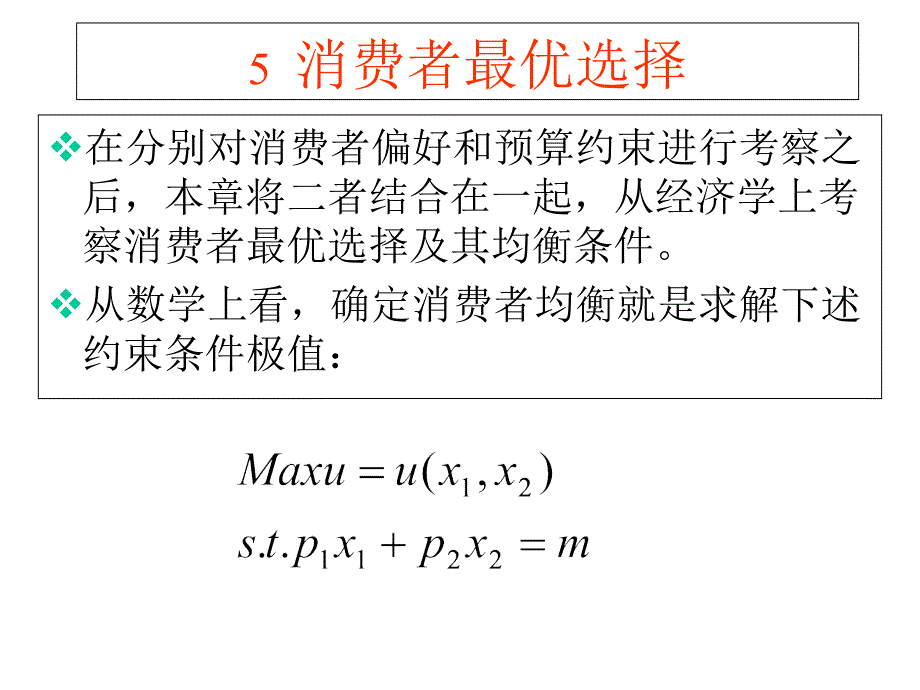 消费者最优选择_第1页