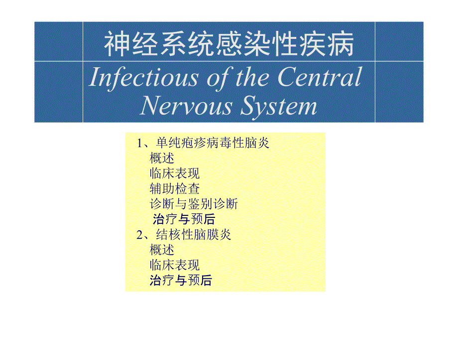 神经系统感染性疾病资料_第1页