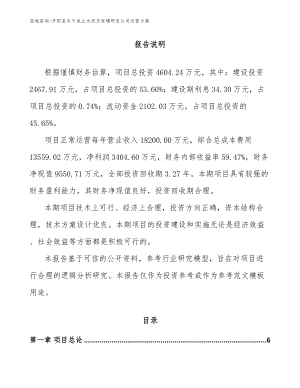 开阳县关于成立水泥及玻璃研发公司运营方案