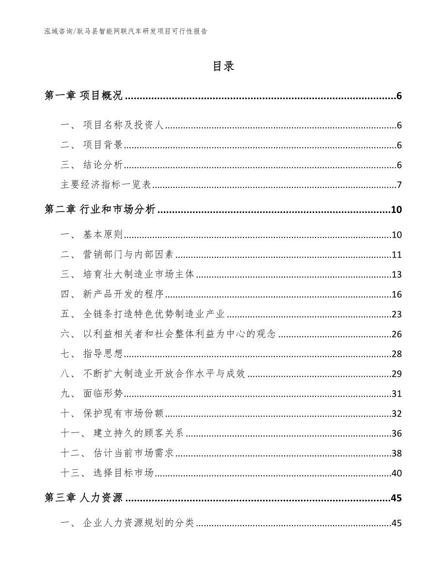 耿马县智能网联汽车研发项目可行性报告_第1页