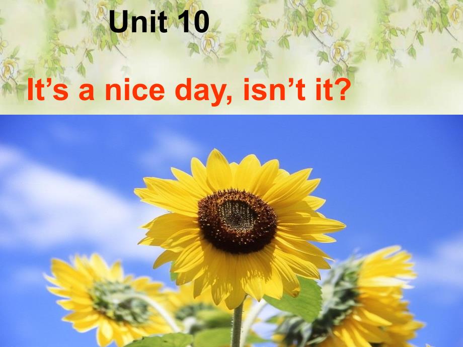 Unit 10 It’s a nice day, isn’tit语法-1c_第1页