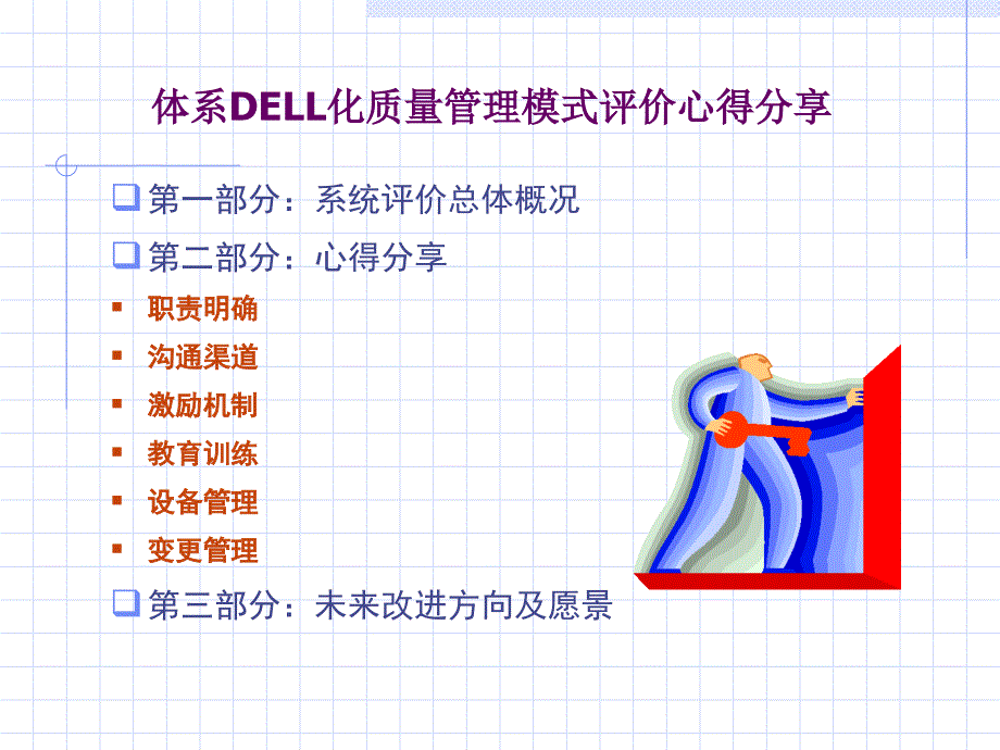 体系DELL化质量管理模式评价心得分享_第1页