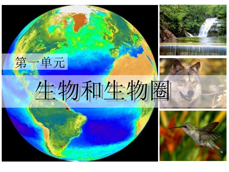 生物上册第一节生物圈课件人教新课标版_第1页