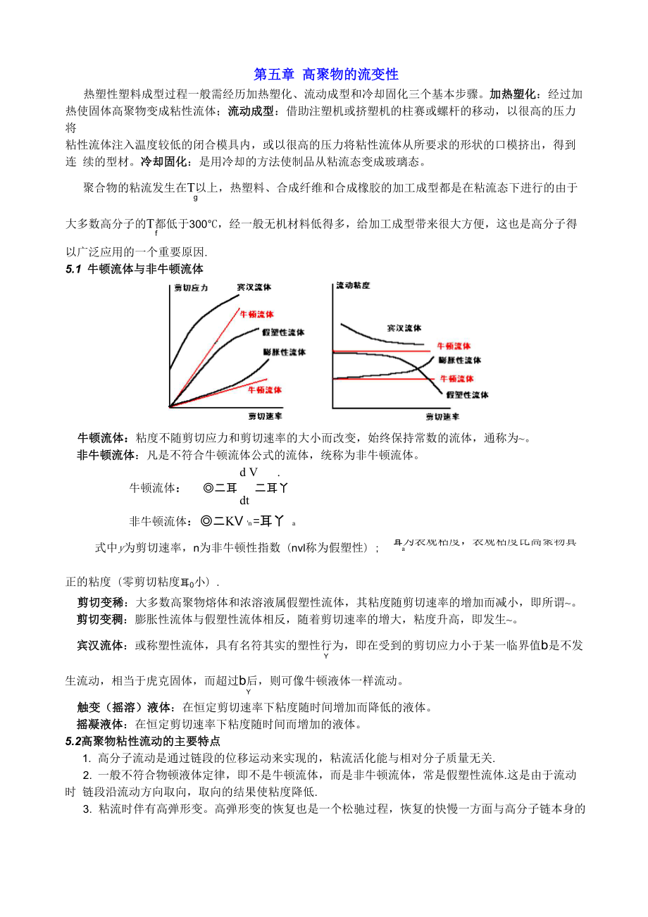 第五章 高聚物的流变性_第1页