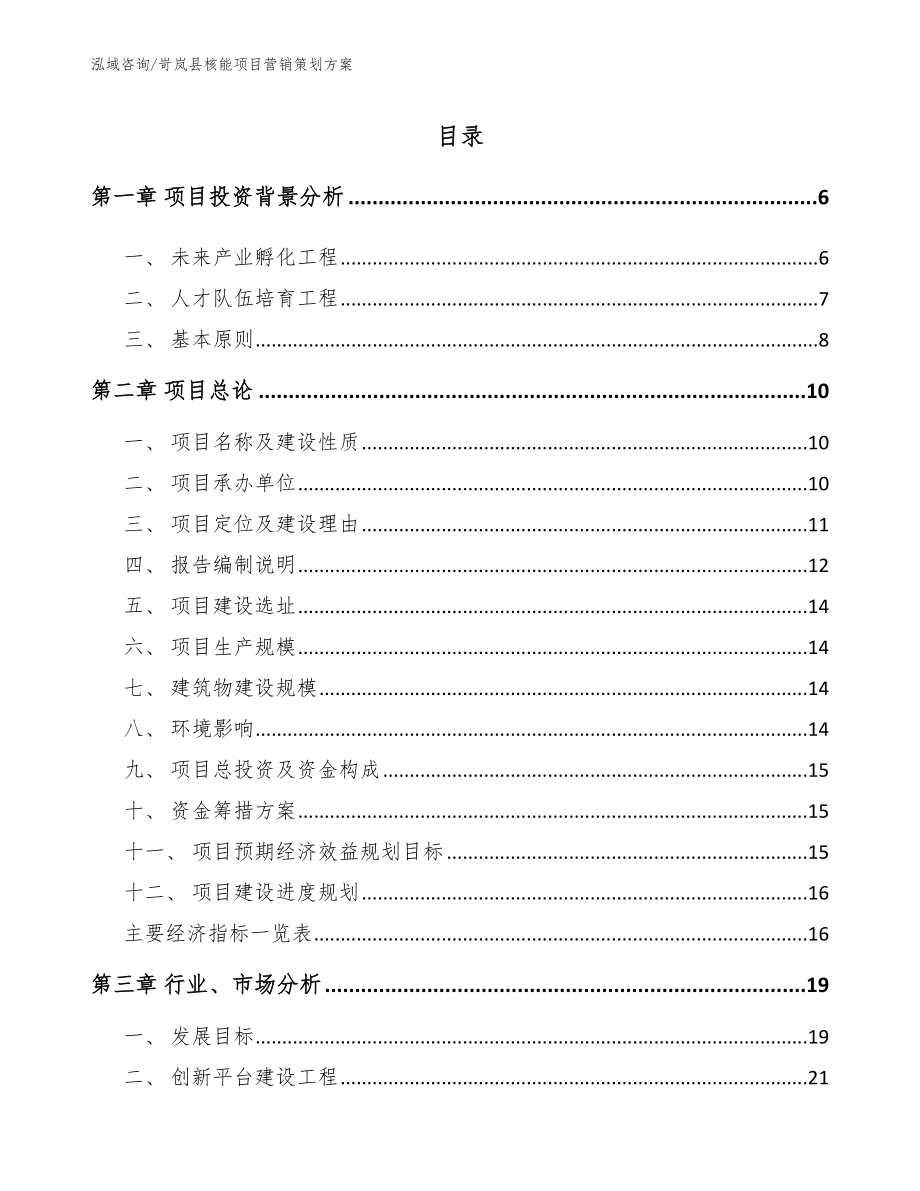 岢岚县核能项目营销策划方案_第1页