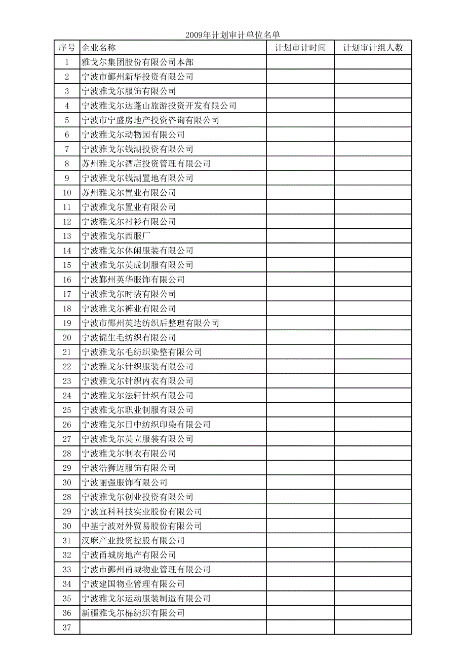 附表1年度審計計劃_第1頁