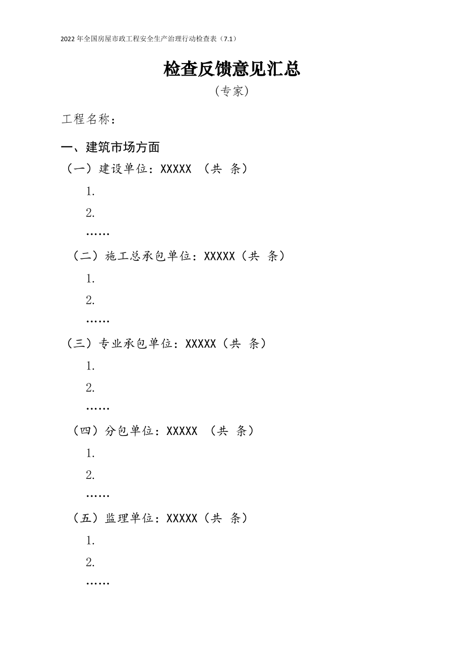 檢查反饋意見(jiàn)匯總（專家）_第1頁(yè)