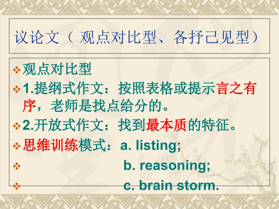 高考英语议论文复习写作课件_第1页