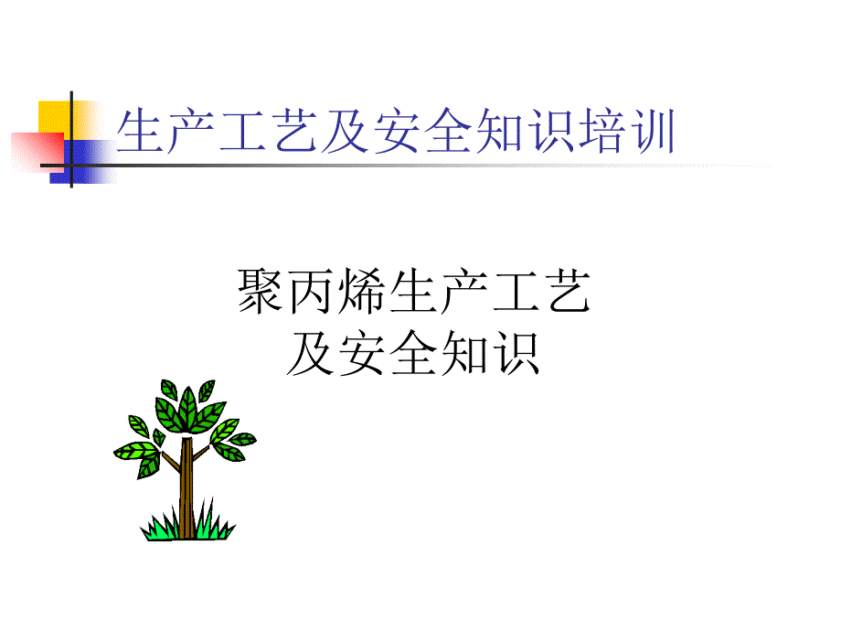 聚丙烯工艺与安全知识_第1页