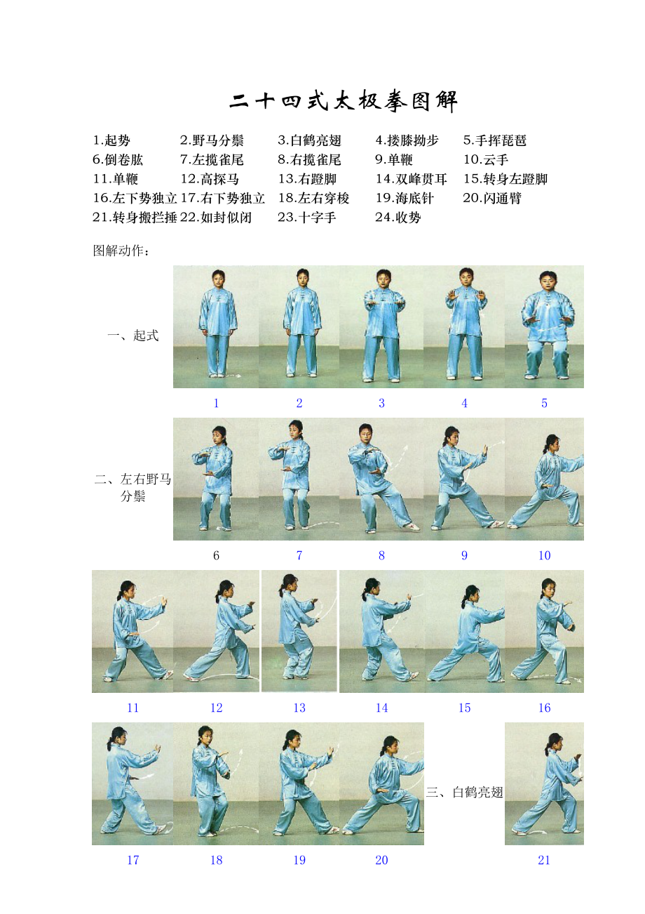 24式太极拳图解_第1页