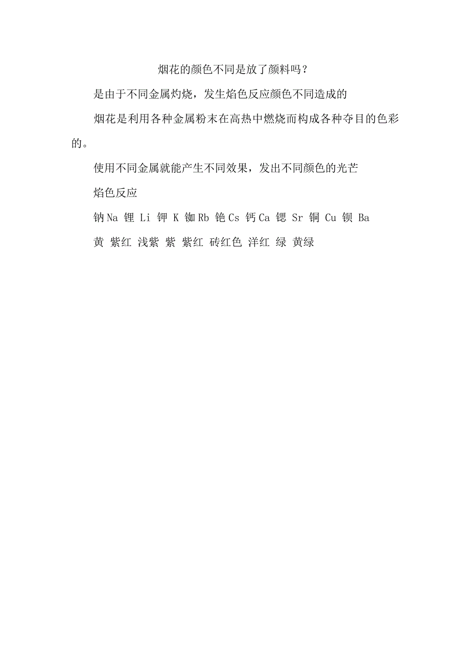 煙花的顏色不同是放了顏料嗎_第1頁