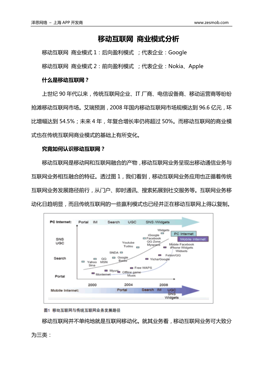 移动互联网 商业模式分析_第1页