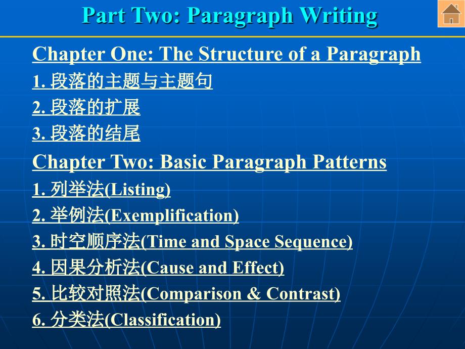 英语段落写作方法与技巧_第1页