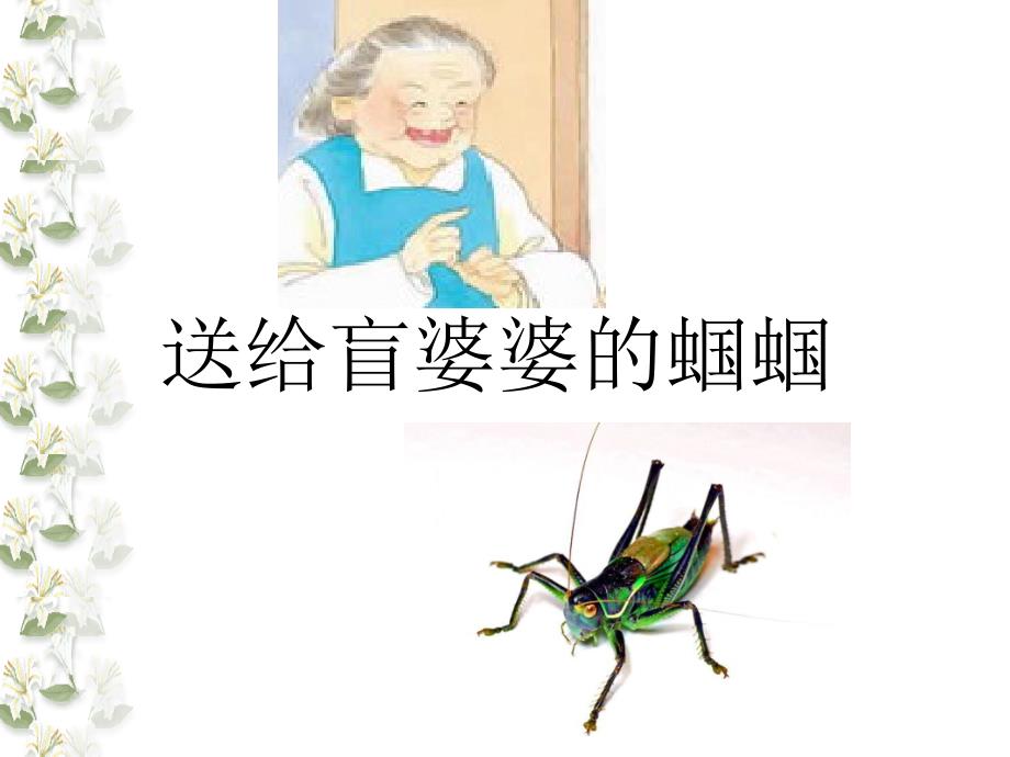 5送给盲婆婆的蝈蝈_第1页