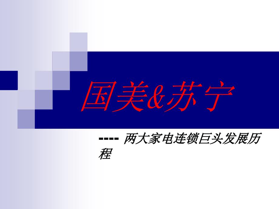 私有产权下的国美与苏宁经营_第1页