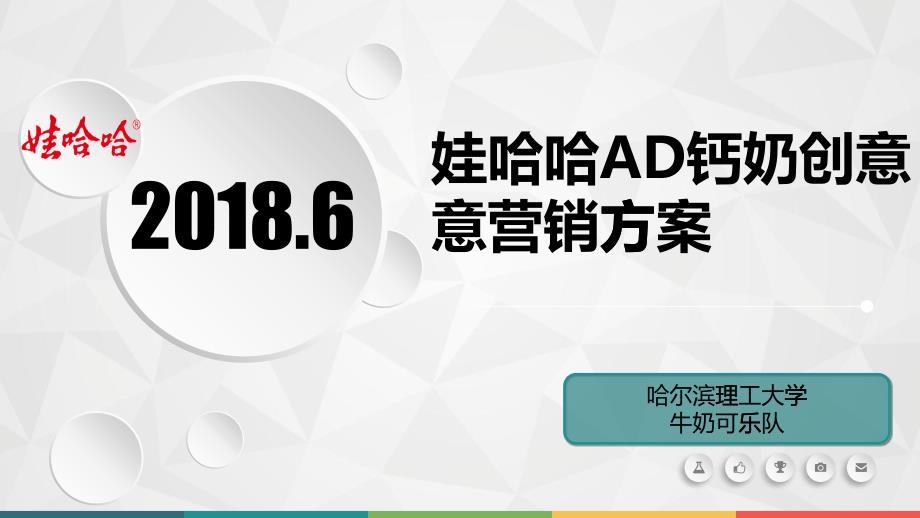 娃哈哈AD钙奶新媒体营销方案(PPT33页)_第1页