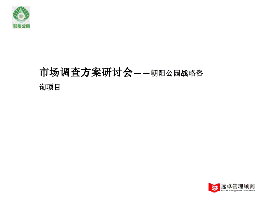 市场调查方案研讨会论述_第1页