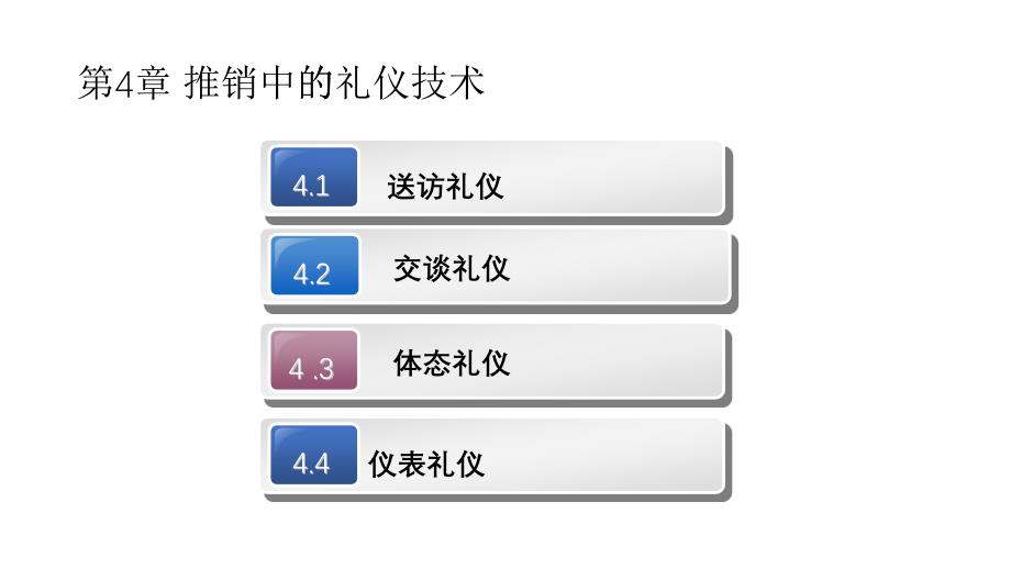 推销中的礼仪技术培训课件_第1页