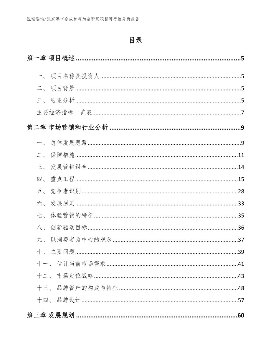 张家港市合成材料助剂研发项目可行性分析报告_第1页