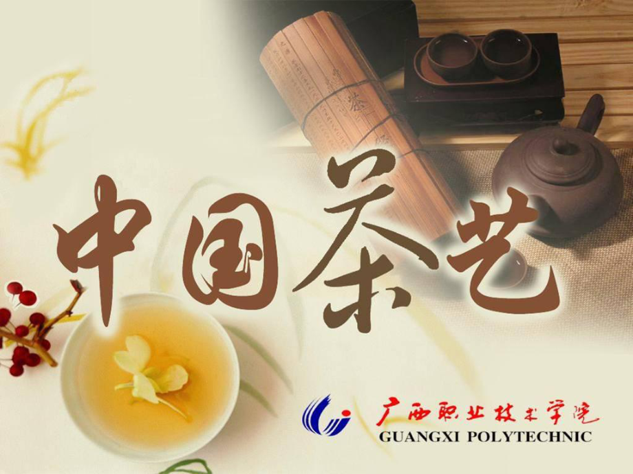 中国茶艺-茶叶专业技术_第1页
