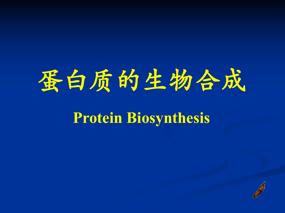 第十一章蛋白质的生物合成_第1页
