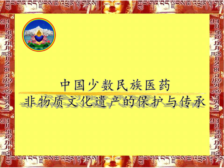 中国少数民族医药非物质文化遗产的保护与传承_第1页