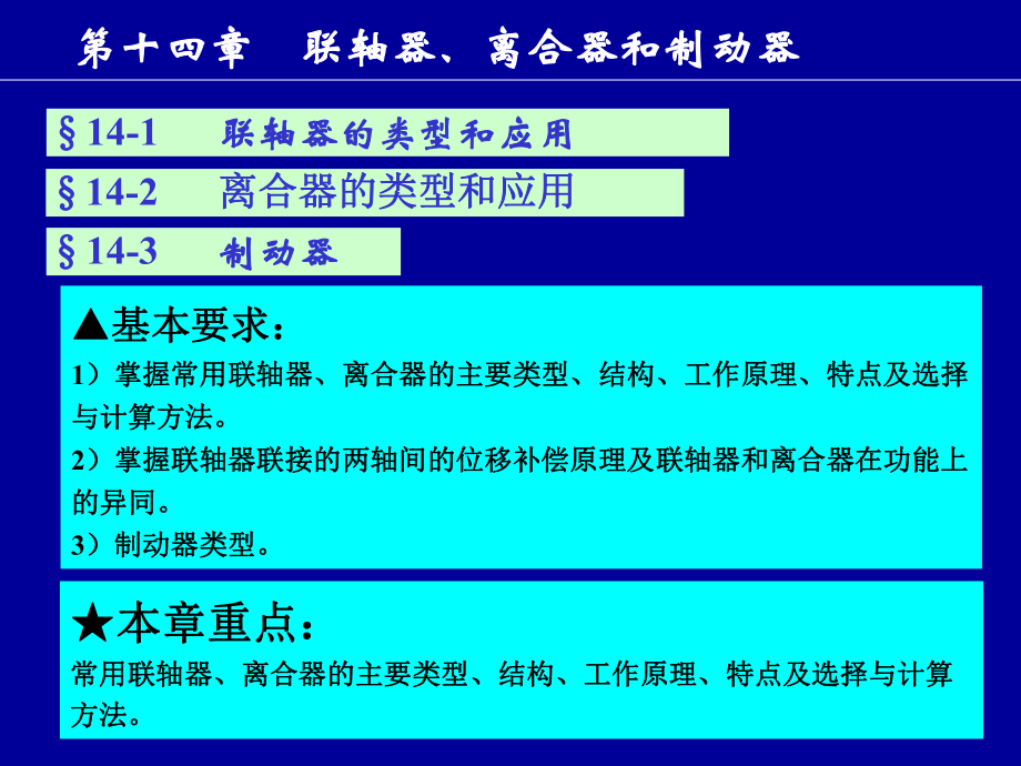 CH14联轴器、离合器和制动器_第1页