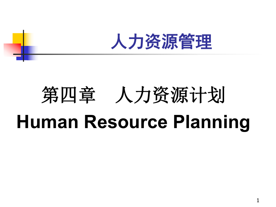 制定人力资源计划的过程_第1页