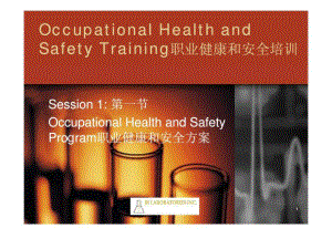 職業健康和安全培訓第一節職業健康和安全方案課件