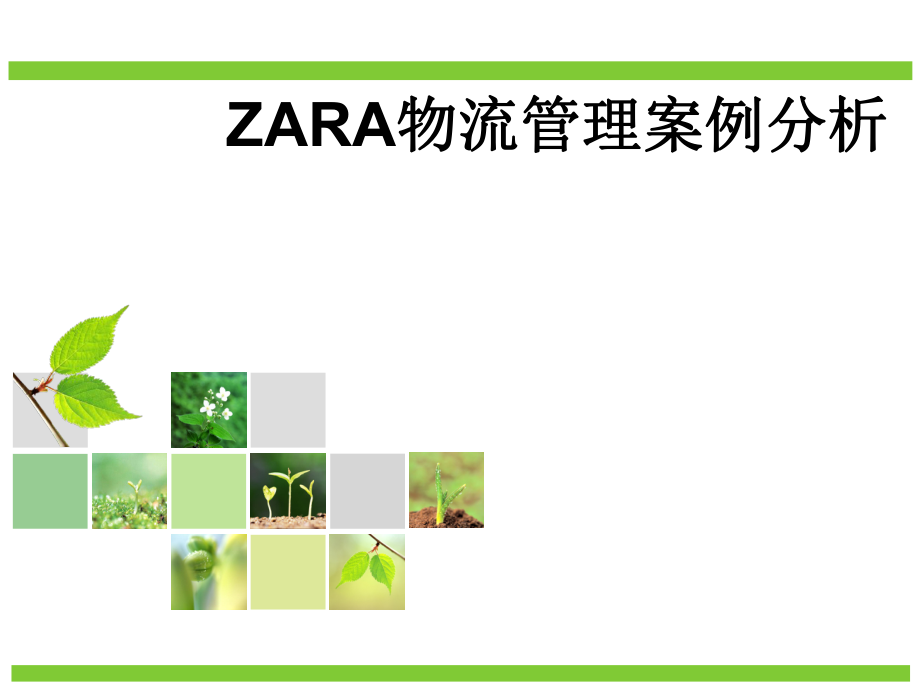 ZARA物流管理案例分析课件_第1页