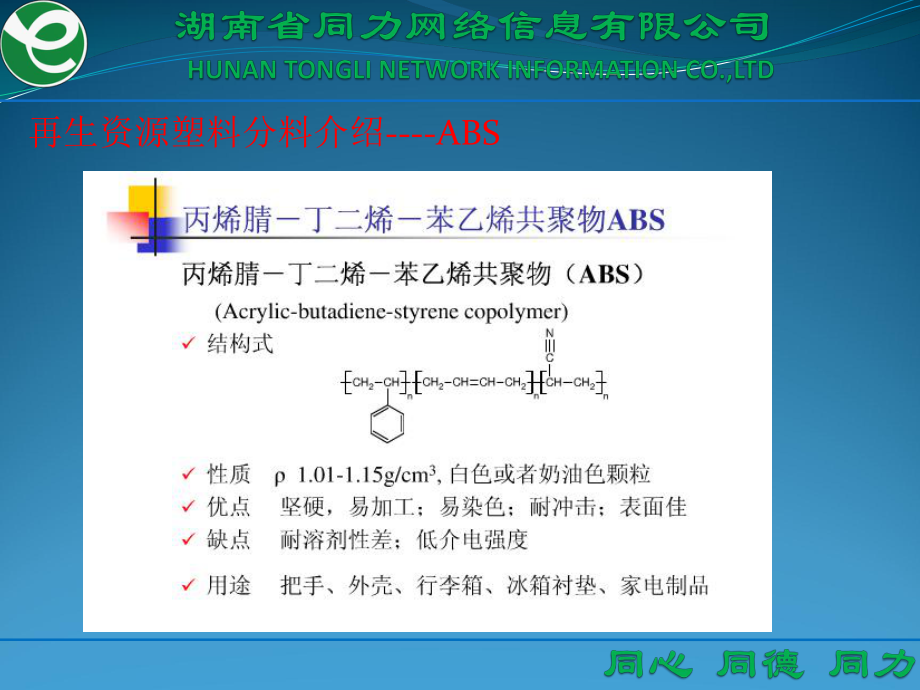 再生资源塑料分类介绍----ABS课件_第1页